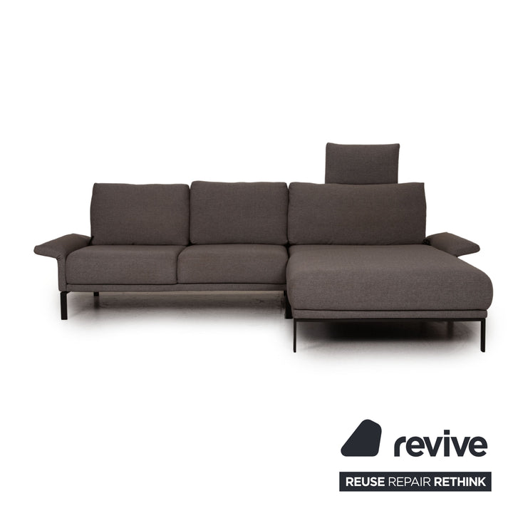 Rolf Benz Cara Stoff Sofa Braun Ecksofa Couch