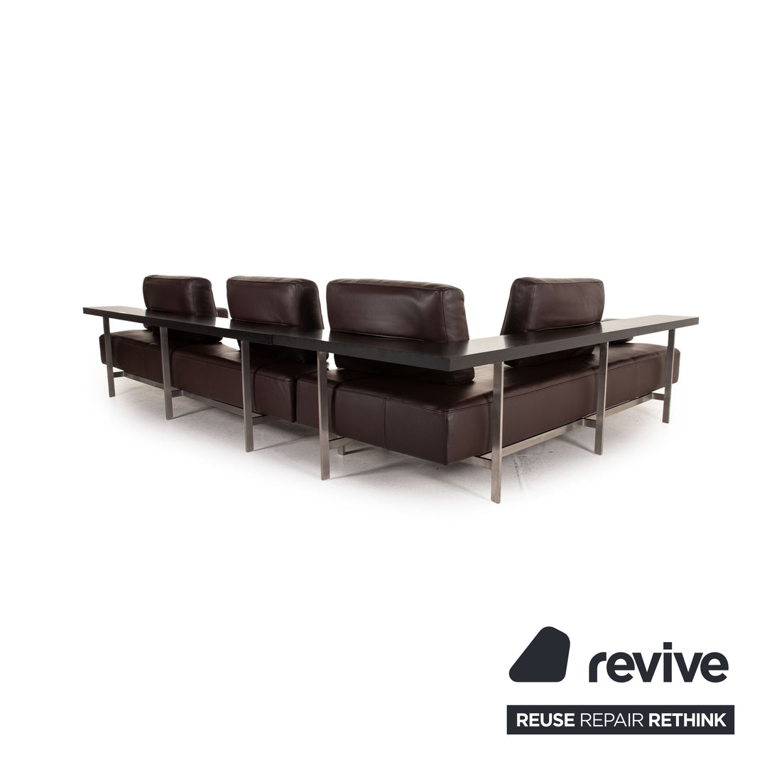 Rolf Benz Dono Leder Sofa Braun Ecksofa Couch