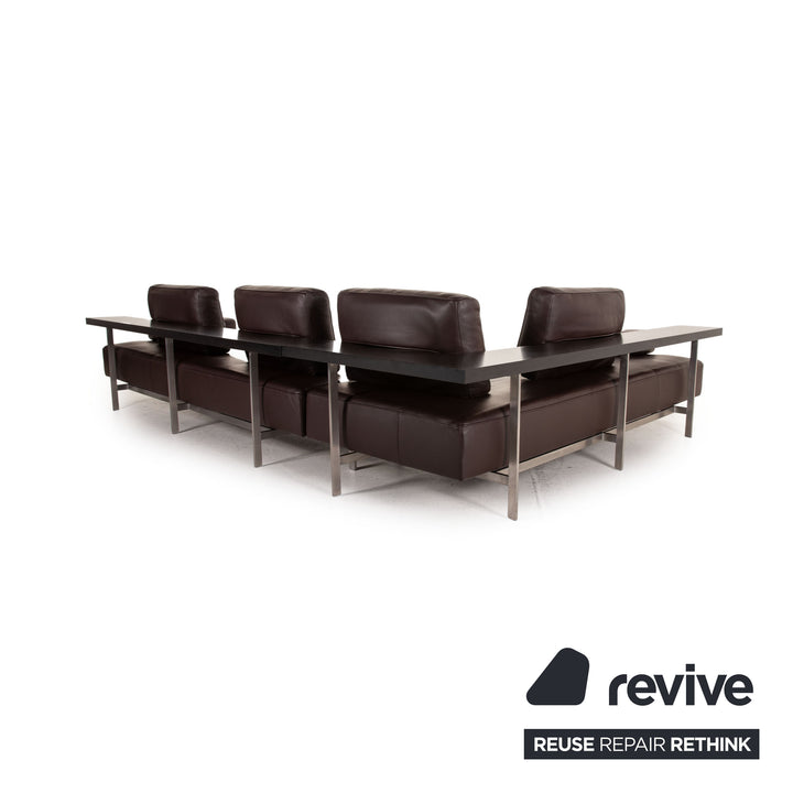 Rolf Benz Dono Leder Sofa Braun Ecksofa Couch