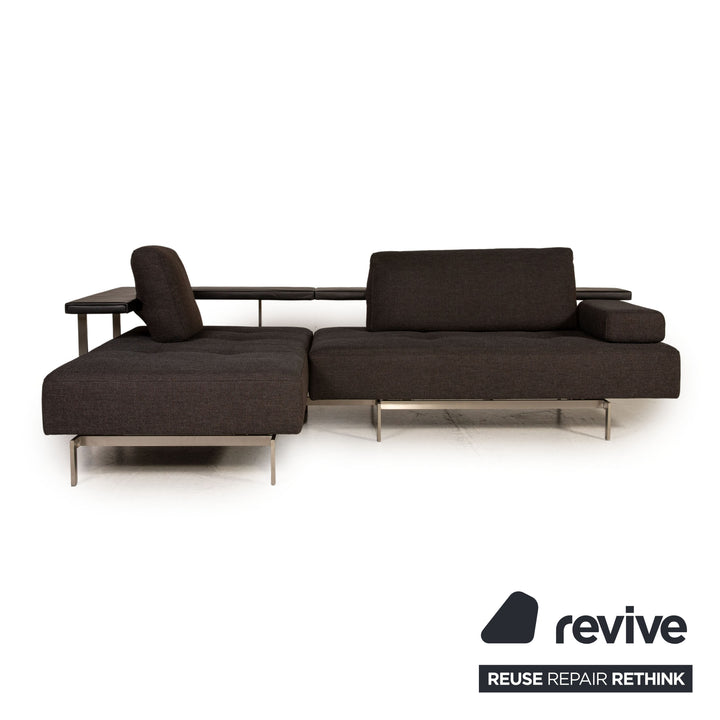 Rolf Benz Dono Stoff Sofa Grau Ecksofa