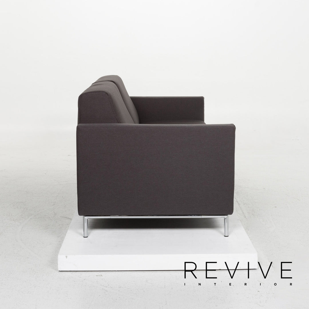 Rolf Benz Freistil 141 Stoff Sofa Anthrazit Dreisitzer Couch #13431