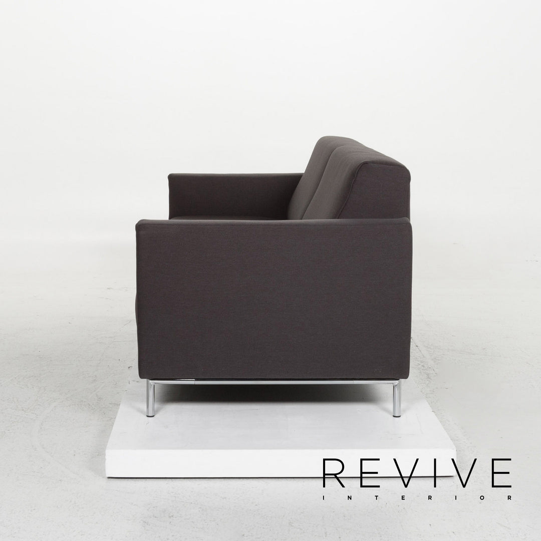 Rolf Benz Freistil 141 Stoff Sofa Anthrazit Dreisitzer Couch #13431