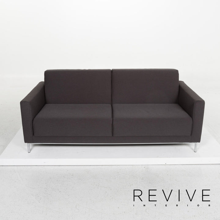 Rolf Benz Freistil 141 Stoff Sofa Anthrazit Dreisitzer Couch #13431