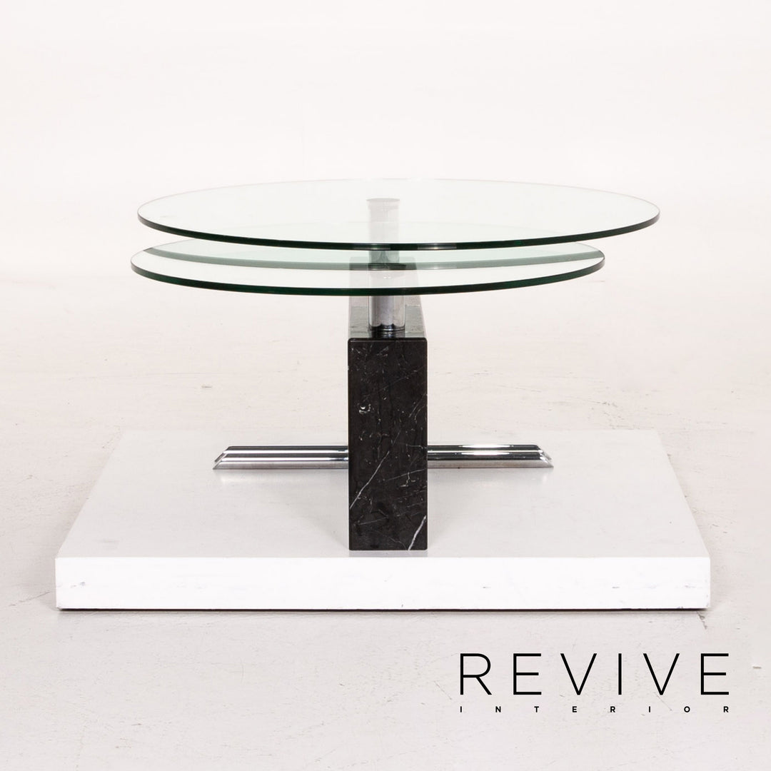 Rolf Benz | Table basse | Verre | Noir | Raviver l'intérieur