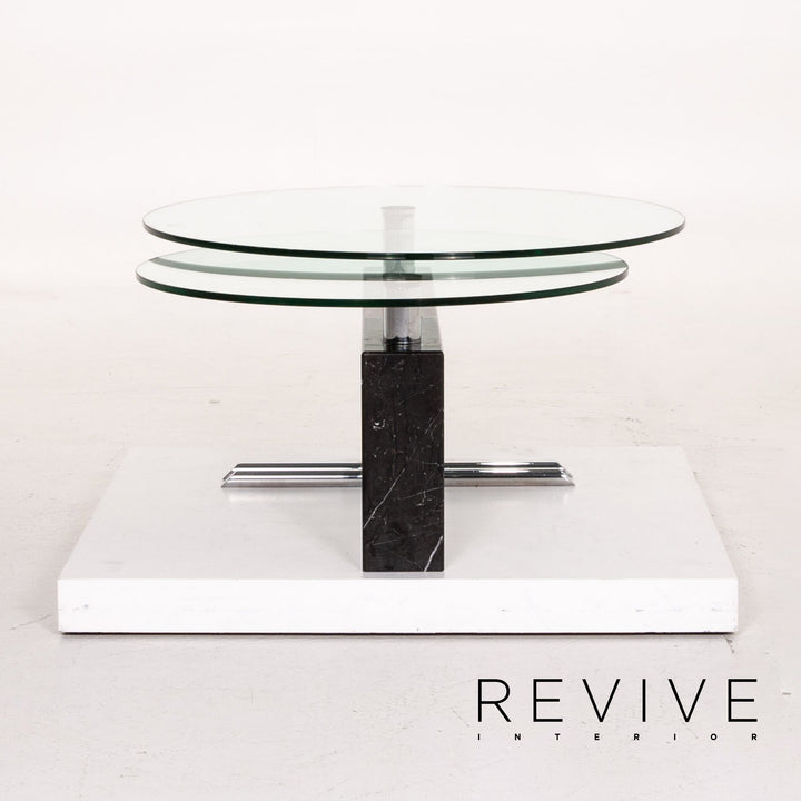 Rolf Benz | Table basse | Verre | Noir | Raviver l'intérieur