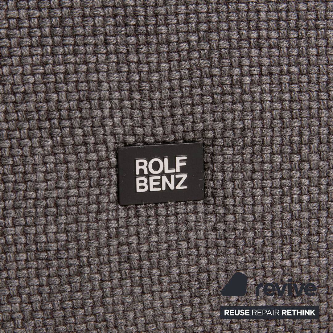 Rolf Benz Jola Stoff Ecksofa Grau Sofa Couch Recamiere links