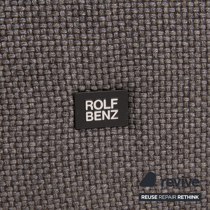 Rolf Benz Jola Stoff Ecksofa Grau Sofa Couch Recamiere links
