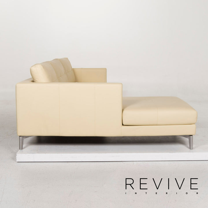 Rolf Benz Leather Corner Sofa Yellow Light Yellow Sofa Couch