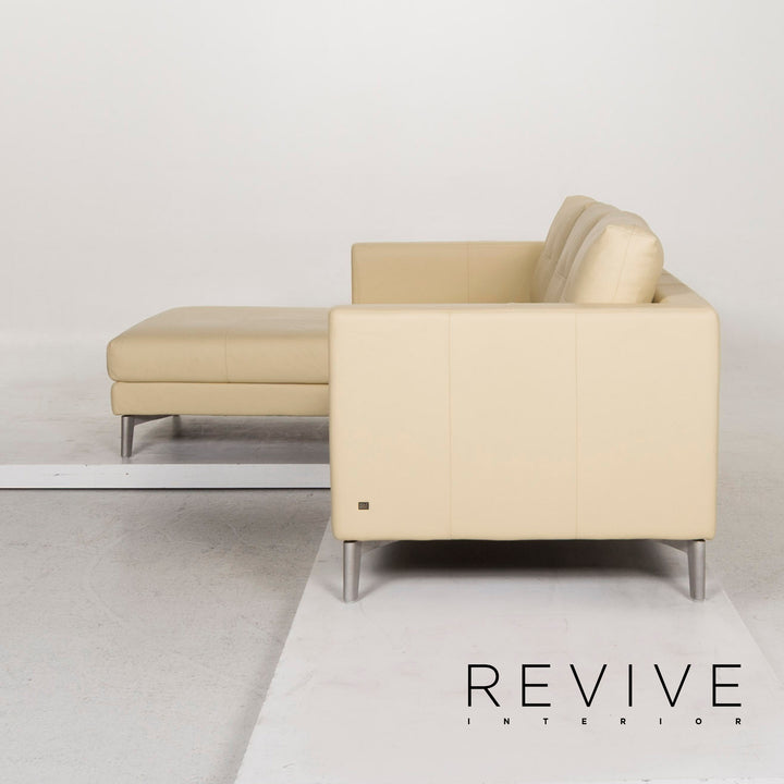 Rolf Benz Leather Corner Sofa Yellow Light Yellow Sofa Couch