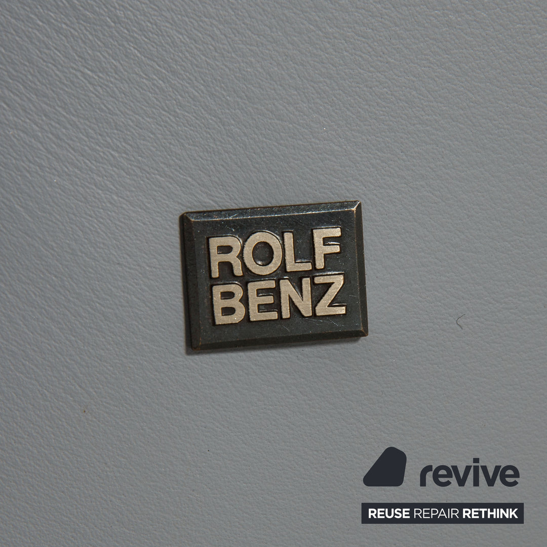 Rolf Benz Leder Sessel Grau Funktion Relaxfunktion