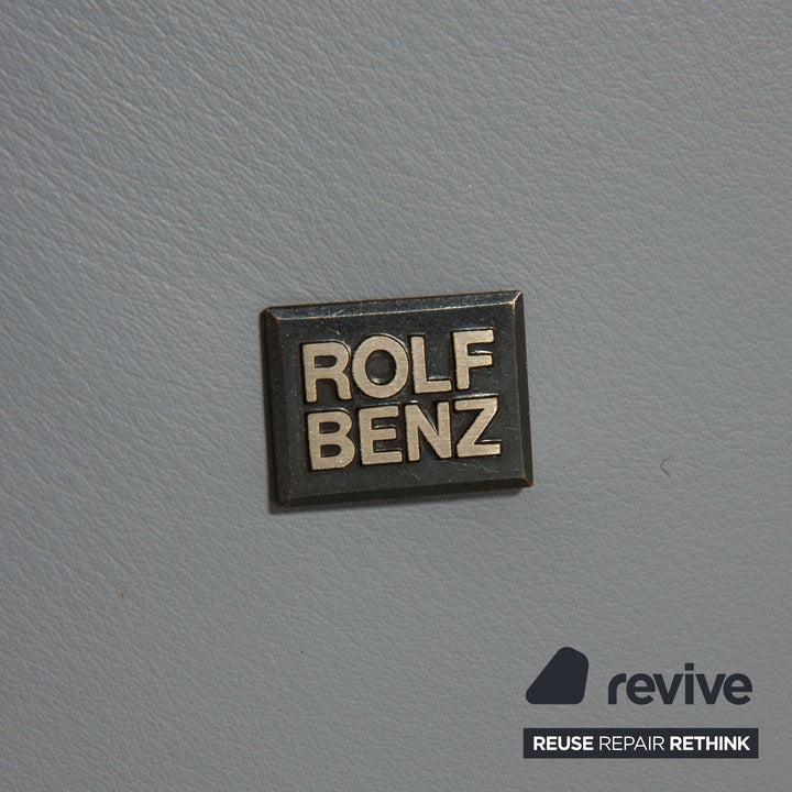Rolf Benz Leder Sessel Grau Funktion Relaxfunktion