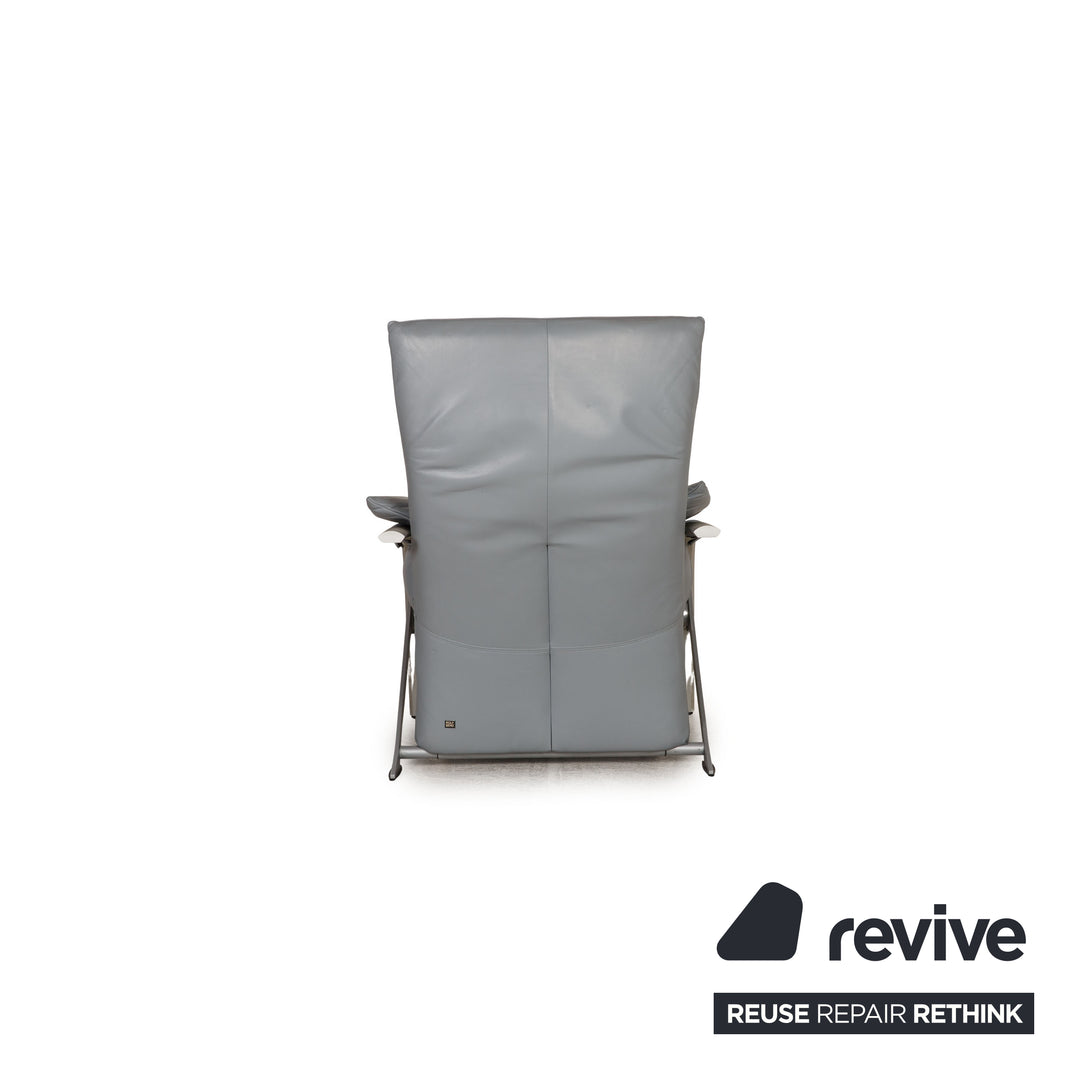Rolf Benz Leder Sessel Grau Funktion Relaxfunktion