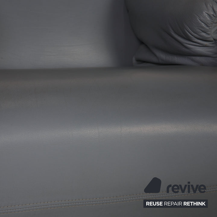 Rolf Benz Leder Sessel Grau Funktion Relaxfunktion