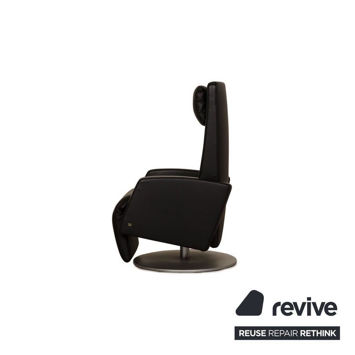 Rolf Benz LSE 5800 fauteuil en cuir fonction noire fonction relaxation