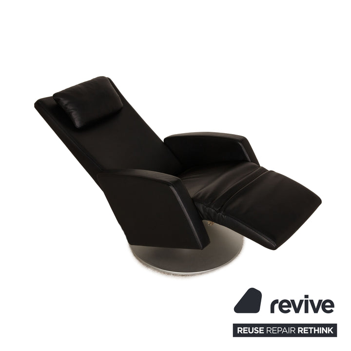 Rolf Benz LSE 5800 fauteuil en cuir fonction noire fonction relaxation