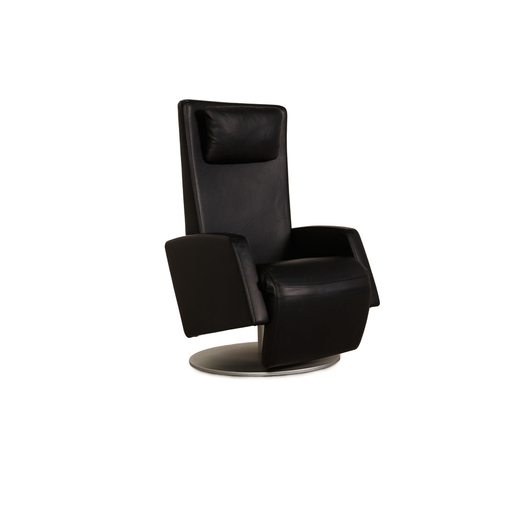 Rolf Benz LSE 5800 fauteuil en cuir fonction noire fonction relaxation