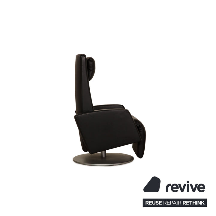 Rolf Benz LSE 5800 fauteuil en cuir fonction noire fonction relaxation