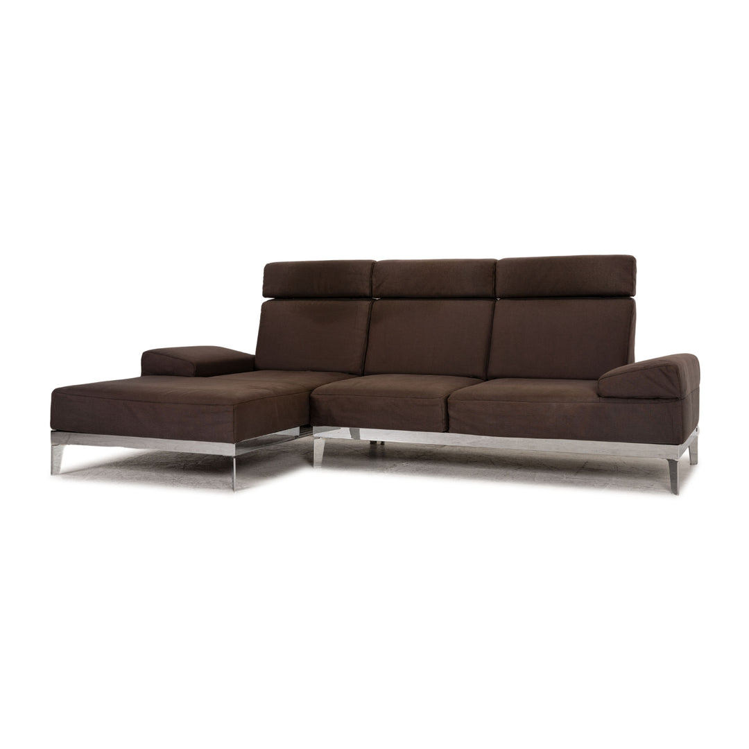Rolf Benz Molto Stoff Ecksofa Braun Sofa Couch Funktion