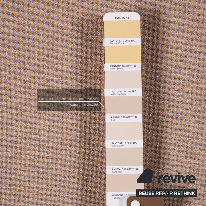 Rolf Benz Nova Stoff Sofa Beige Schlaffunktion Funktion Relaxfunktion Schlafsofa Couch