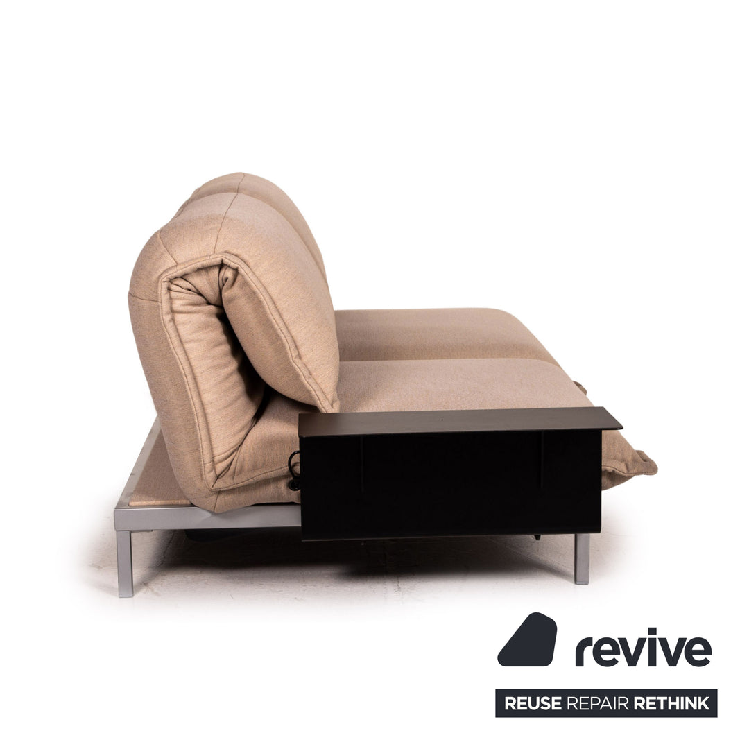 Rolf Benz Nova Stoff Sofa Beige Schlaffunktion Funktion Relaxfunktion Schlafsofa Couch