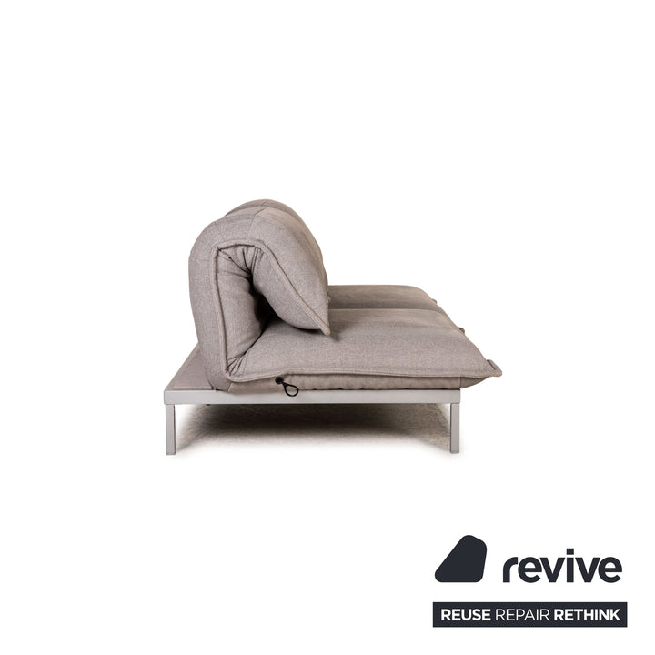 Rolf Benz Nova canapé en tissu gris fonction canapé deux places fonction couchage