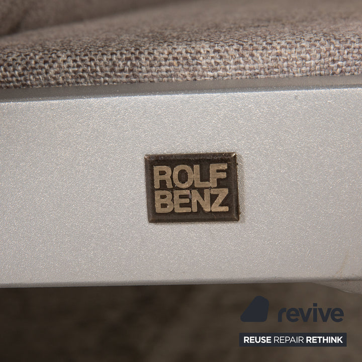 Rolf Benz Nova canapé en tissu gris fonction canapé deux places fonction couchage