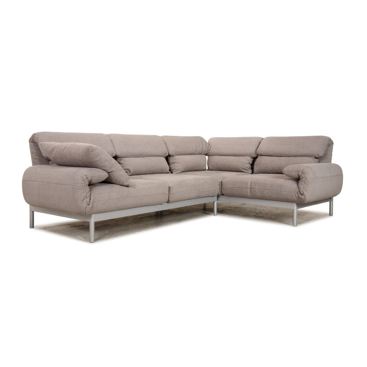 Rolf Benz Plura Stoff Ecksofa Grau Sofa Couch Funktion