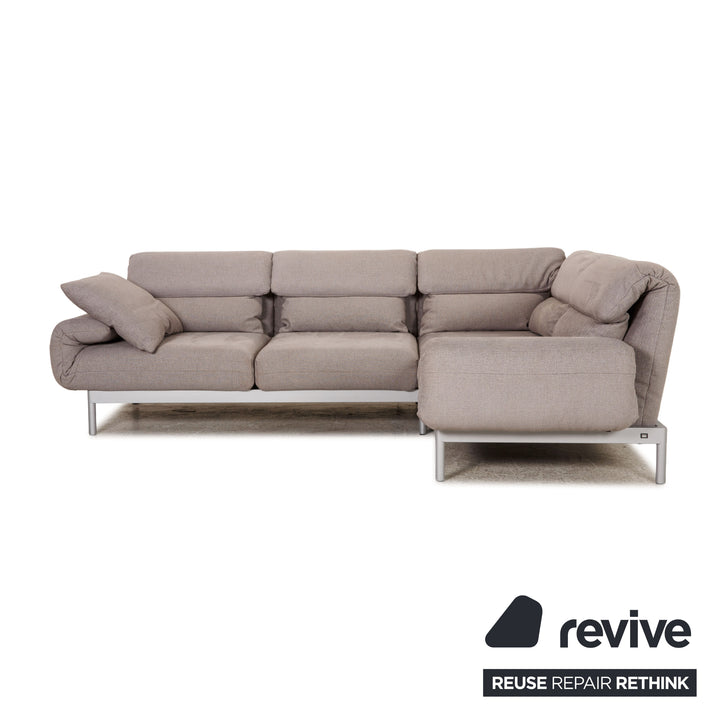Rolf Benz Plura Stoff Ecksofa Grau Sofa Couch Funktion