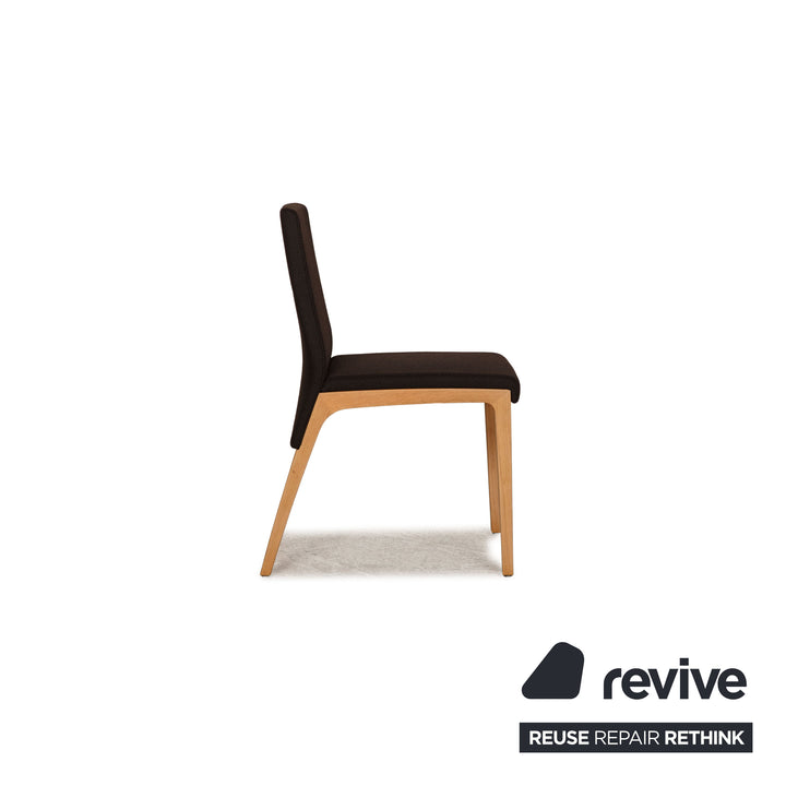 Rolf Benz STU-675 Stoff Stuhl Grau