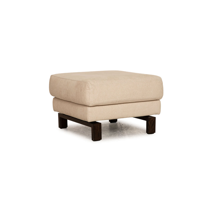 Rolf Benz Vida fabric stool beige