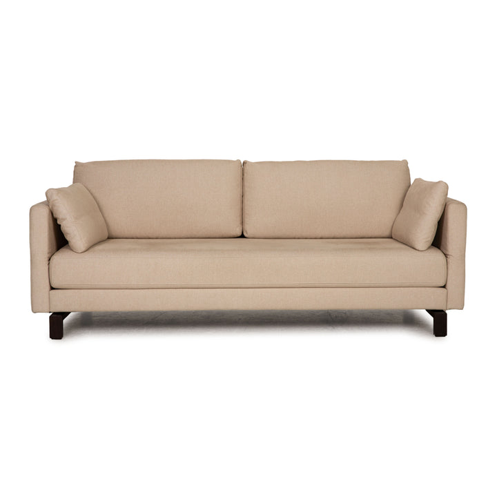 Rolf Benz Vida Stoff Sofa Beige Dreisitzer Couch