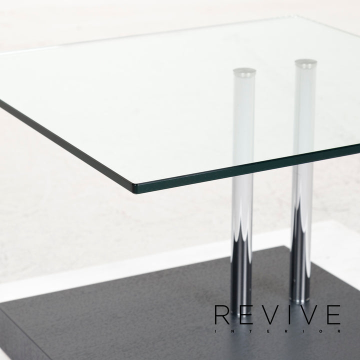Ronald Schmitt Glas Couchtisch Beistelltisch #12551