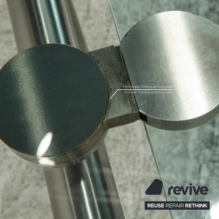 Ronald Schmitt Glas Esstisch Silber Funktion