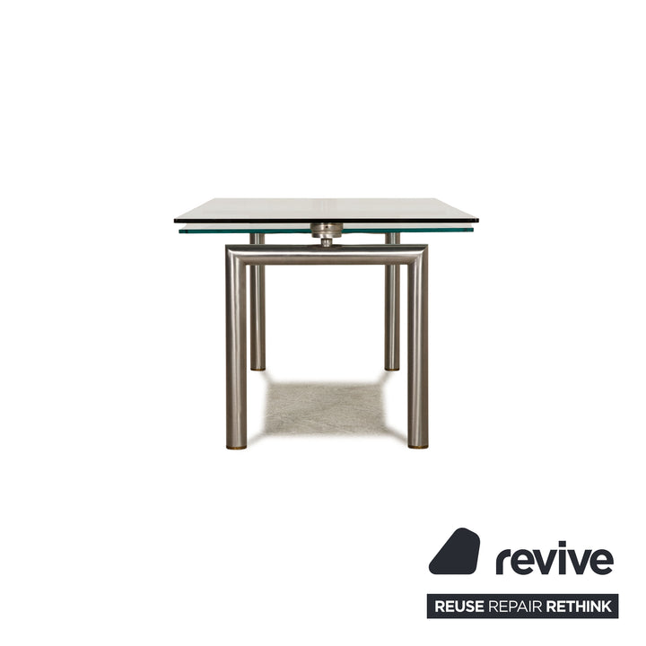 Ronald Schmitt Glas Esstisch Silber Funktion