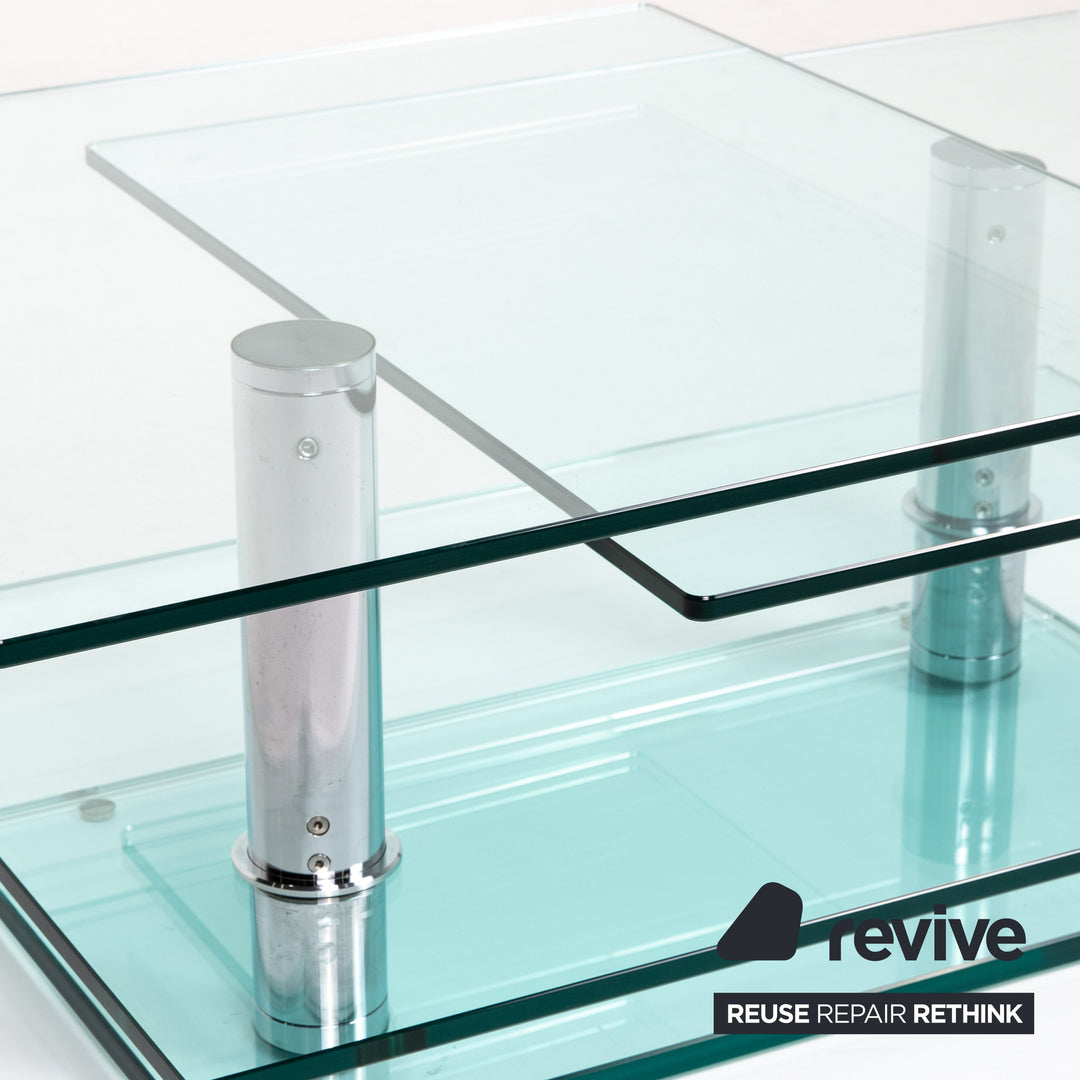 Ronald Schmitt K 500 Table basse en verre Table en métal fonction réglable extensible #13927