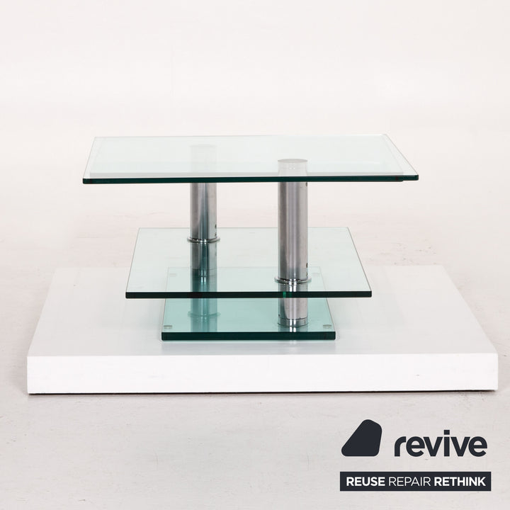 Ronald Schmitt K 500 Table basse en verre Table en métal fonction réglable extensible #13927