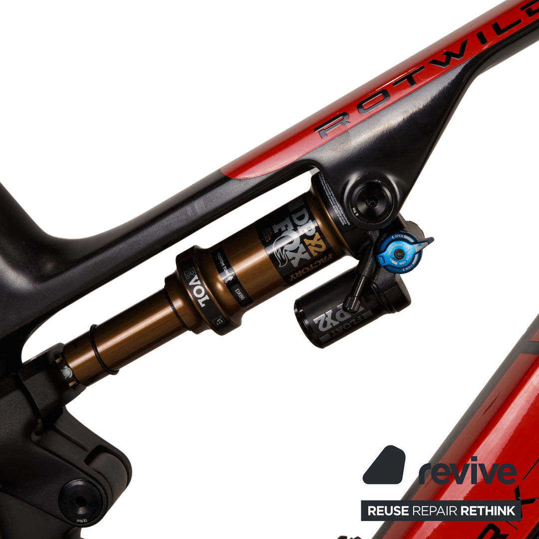 Rotwild R.X750 Ultra Carbon E-Mountainbike Red Black RG XL Bicycle Fully