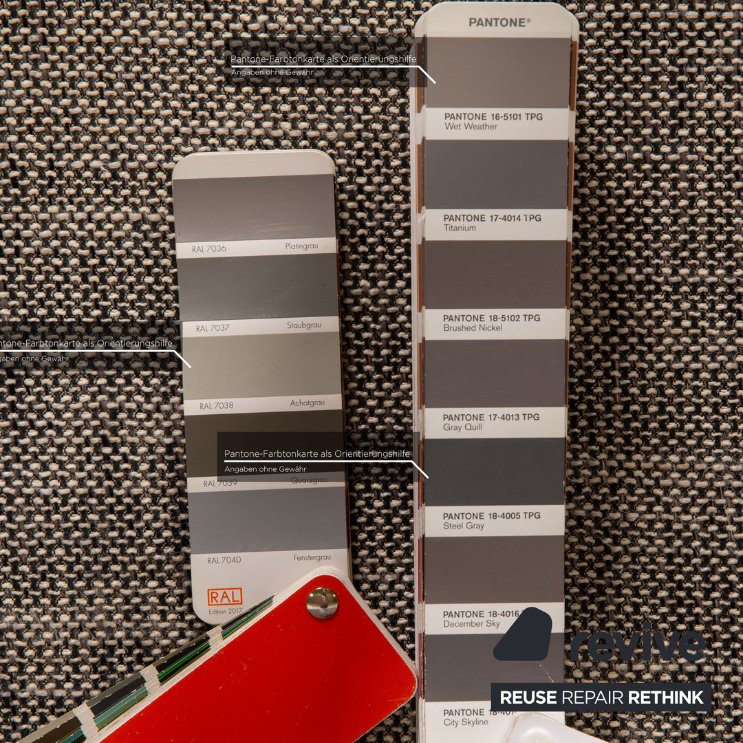 Canapé deux places en tissu Saba Italia gris