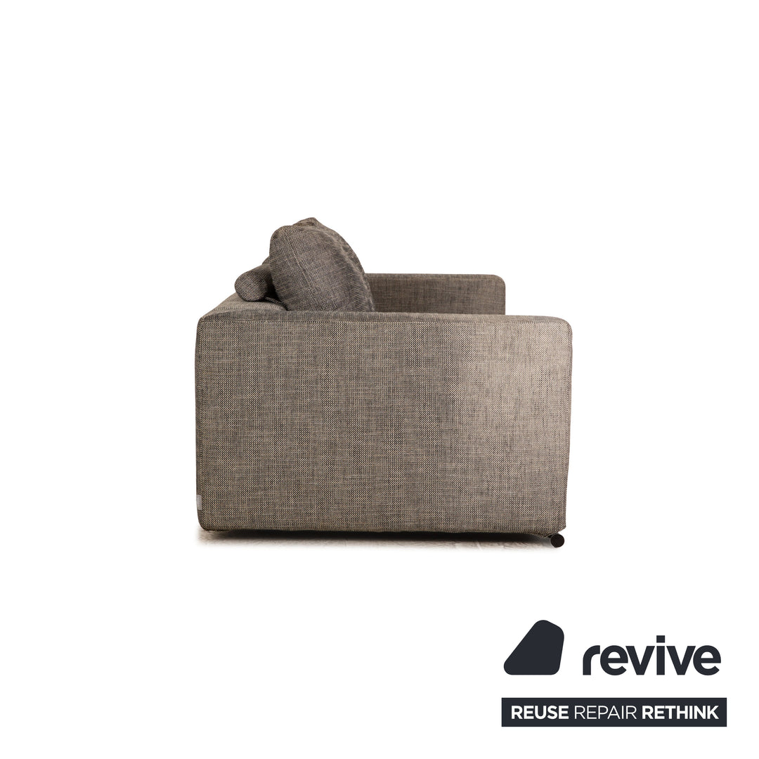 Canapé deux places en tissu Saba Italia gris