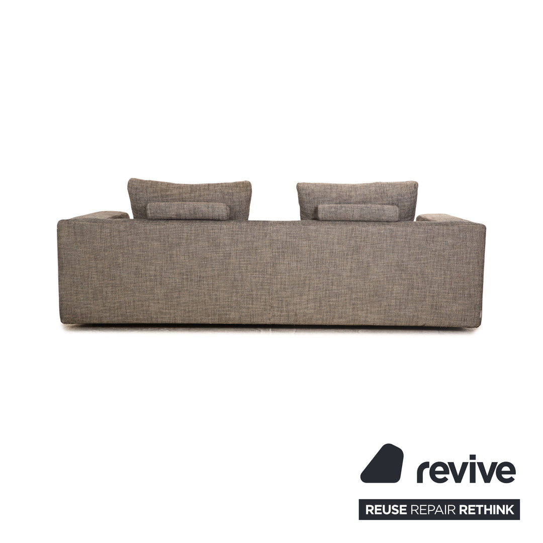 Canapé deux places en tissu Saba Italia gris