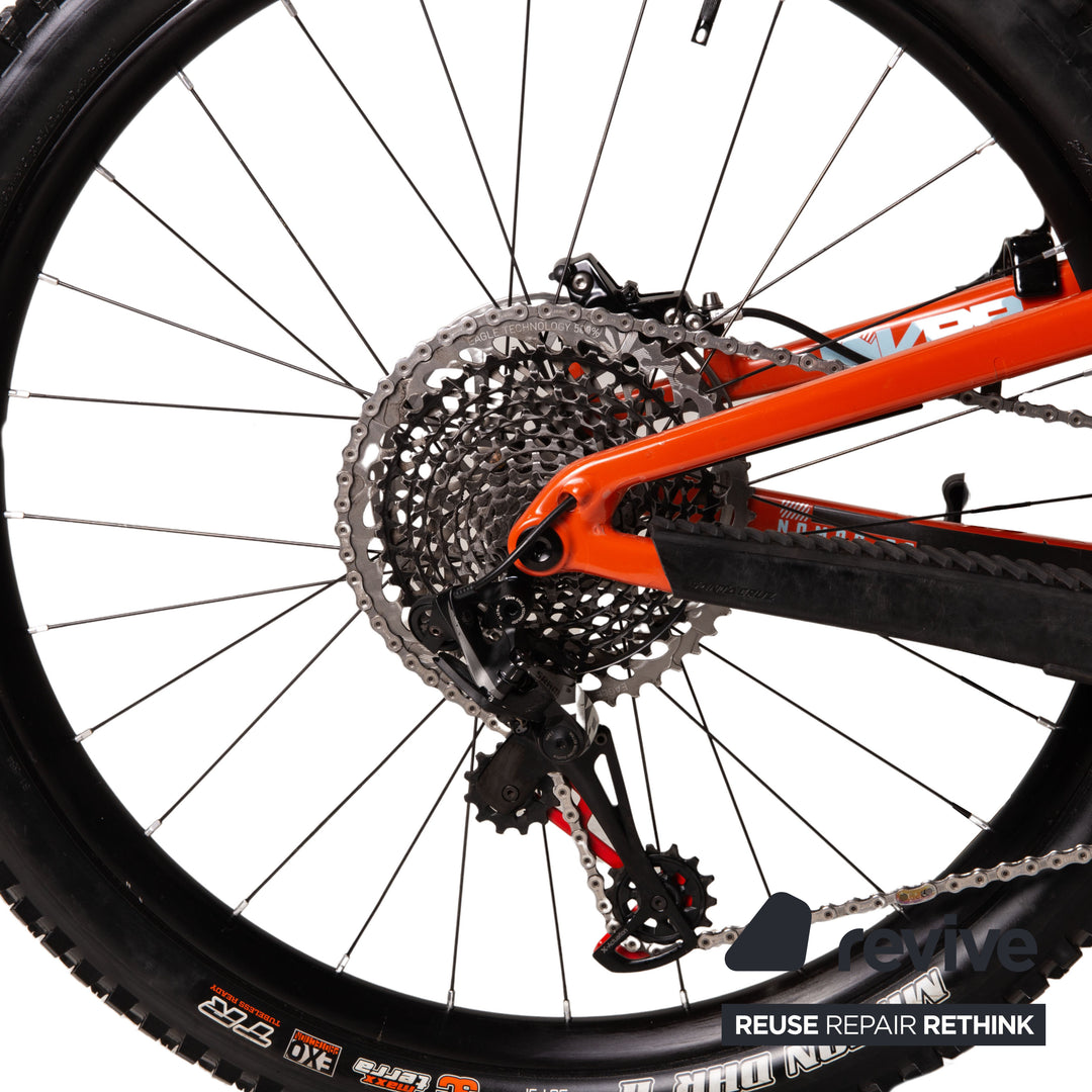 Santa Cruz Nomad 4 CC X01 2019 Orange Mountain Bike Fully Bicycle RH L