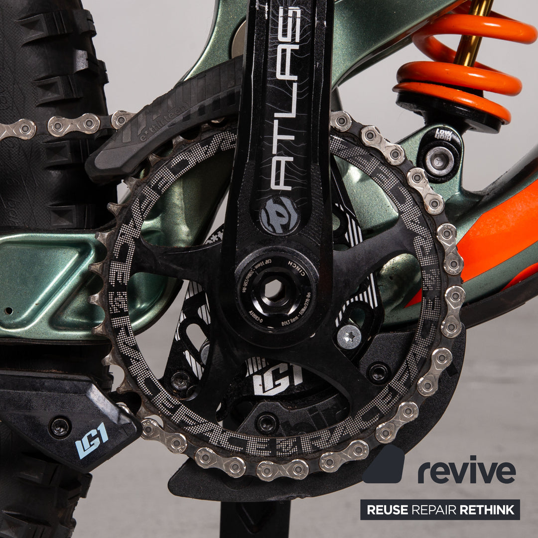 Scott Gambler 710 2019 Mountain Bike Green RH L Fully Bike