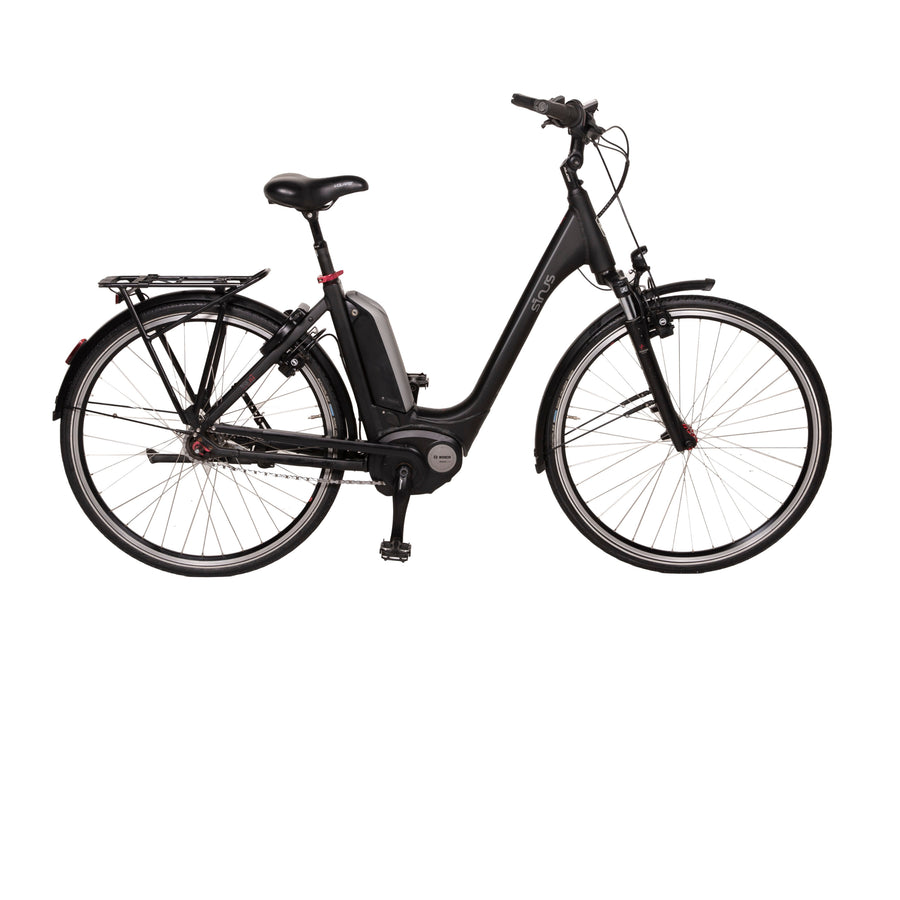Sinus Tria N7 2017 E-City Bike Black RH 50cm 28" 400Wh Bosch motor bicycle