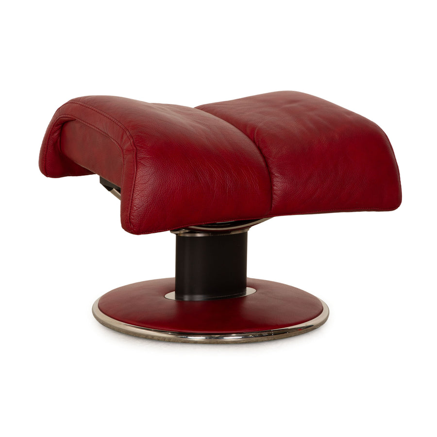 Stressless Blues Leder Hocker Rot