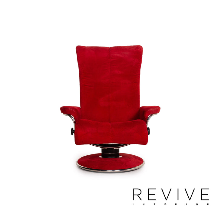 Stressless Blues Stoff Sessel inkl. Hocker Rot