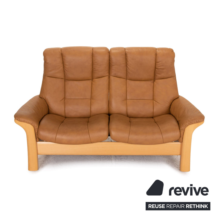 Canapé en cuir Stressless Buckingham marron à deux places