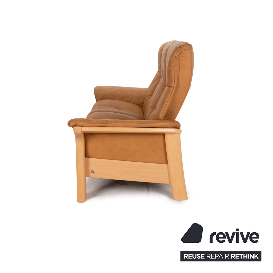 Canapé en cuir Stressless Buckingham marron à deux places