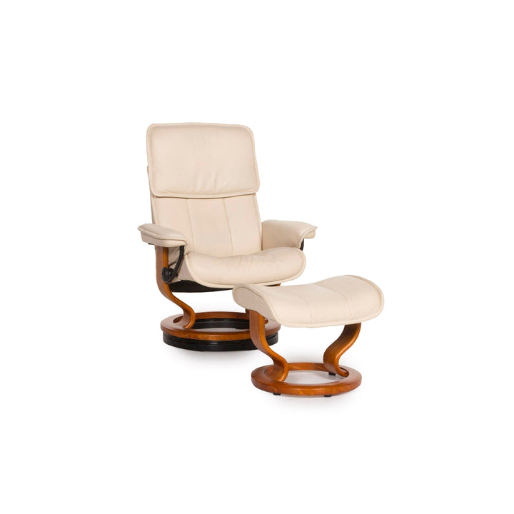 Stressless Commodore Leder Sessel Creme Relaxfunktion Funktion #12717