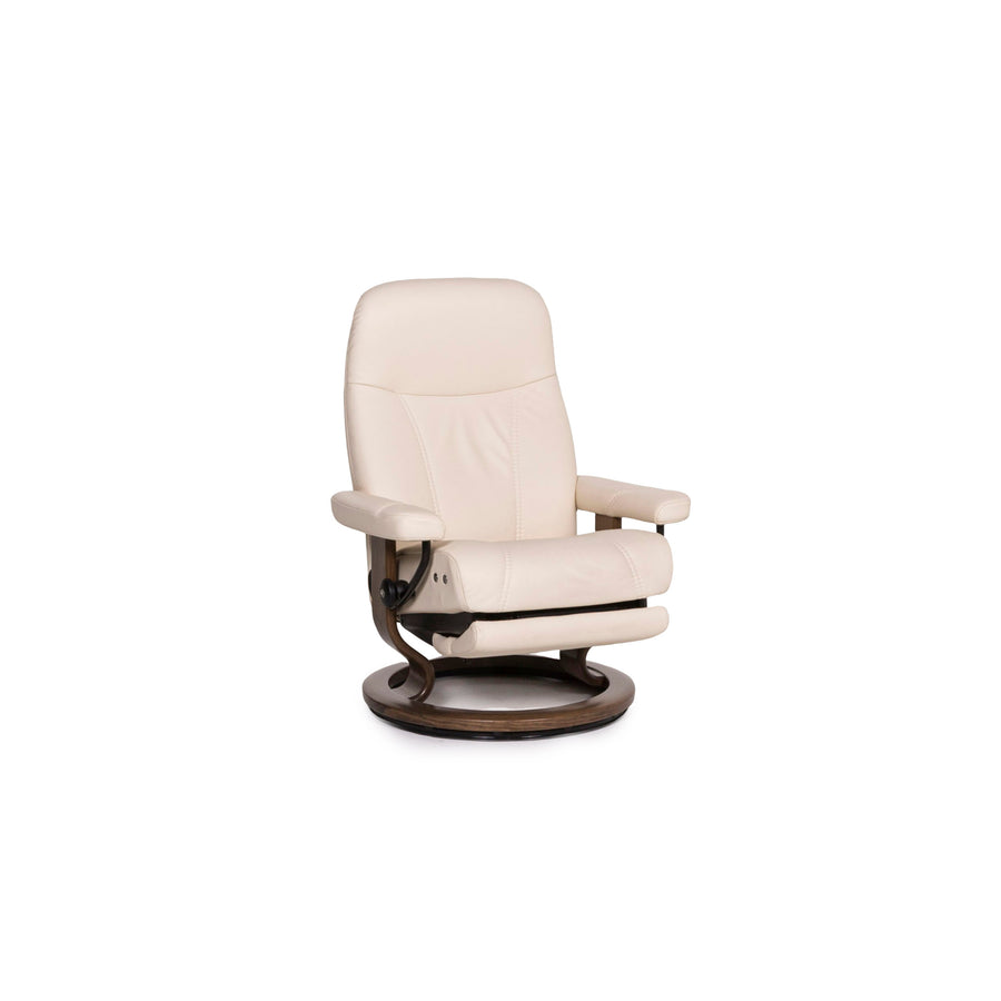 Stressless Consul Leder Sessel Creme Relaxfunktion Elektrisch