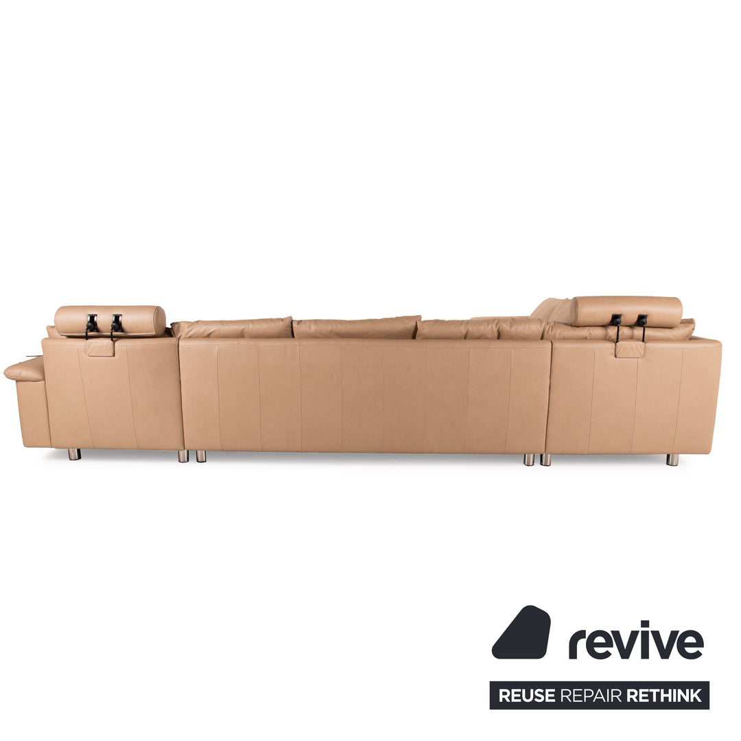 Stressless E300 Leather Sofa Beige Corner Sofa Cream Corner Sofa U Shape Sofa Set